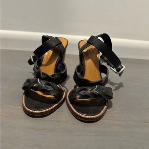 Polo Ralph Lauren Open Toe Black 4 Inch Heels, US size 6, Great Condition